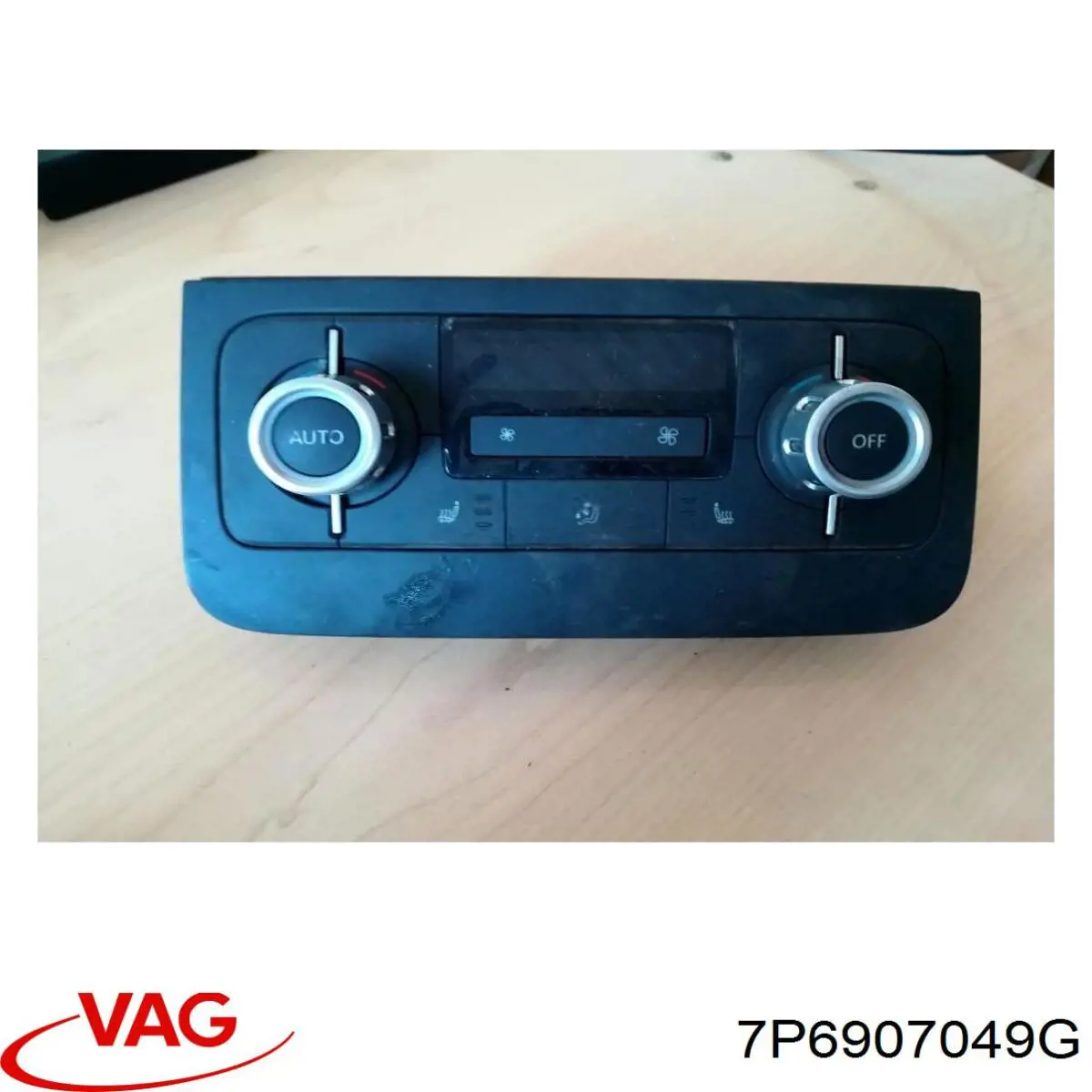 7P6907049G VAG Unidade de controlo dos modos de aquecimento/condicionamento