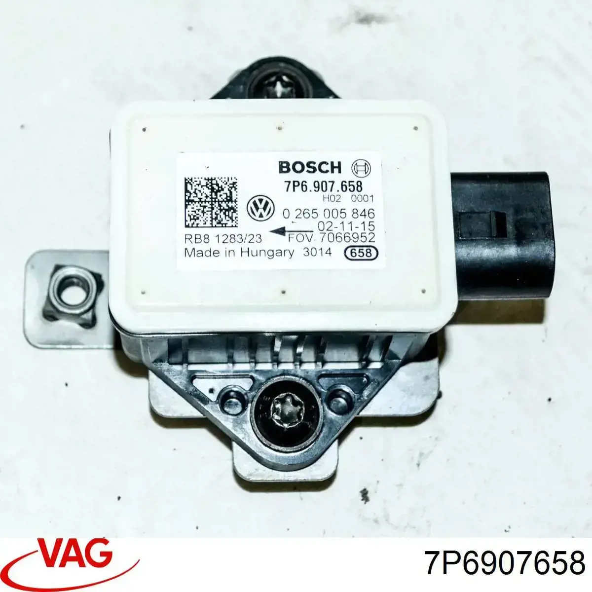 7P6907658 VAG Sensor de aceleração longitudinal