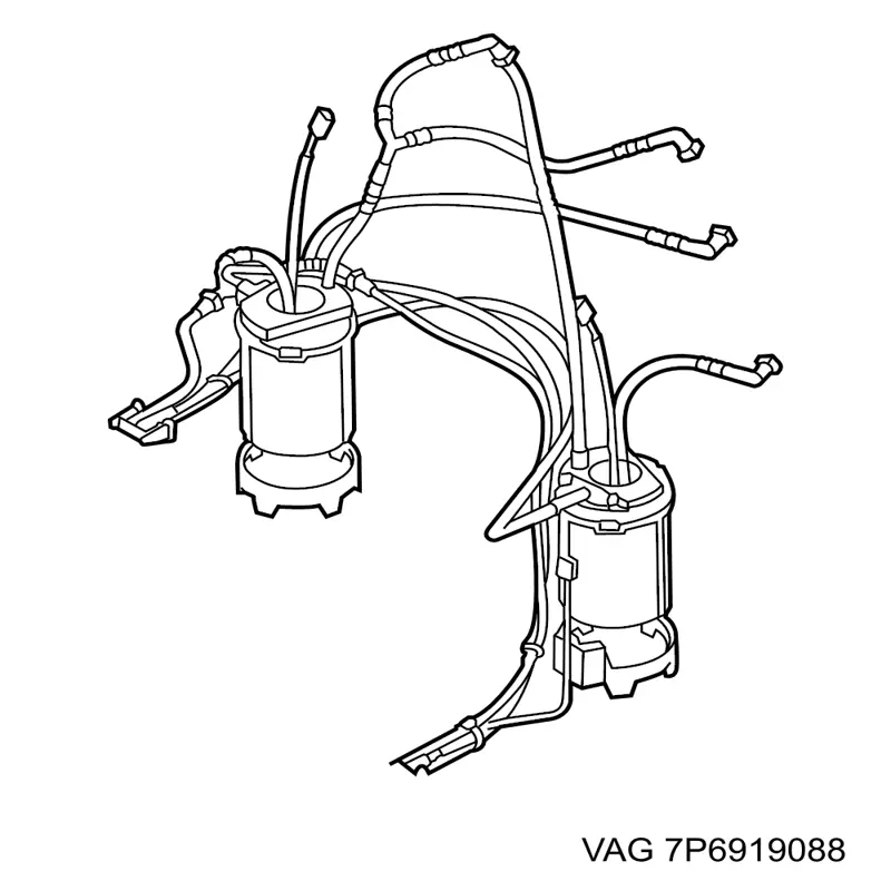Módulo de bomba de combustível com sensor do nível de combustível VAG 7P6919088 preço, a partir de 169,81 USD