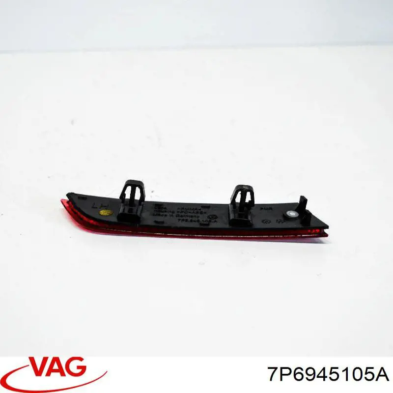 Retrorrefletor (refletor) do pára-choque traseiro esquerdo VAG 7P6945105A preço, a partir de 32,30 USD