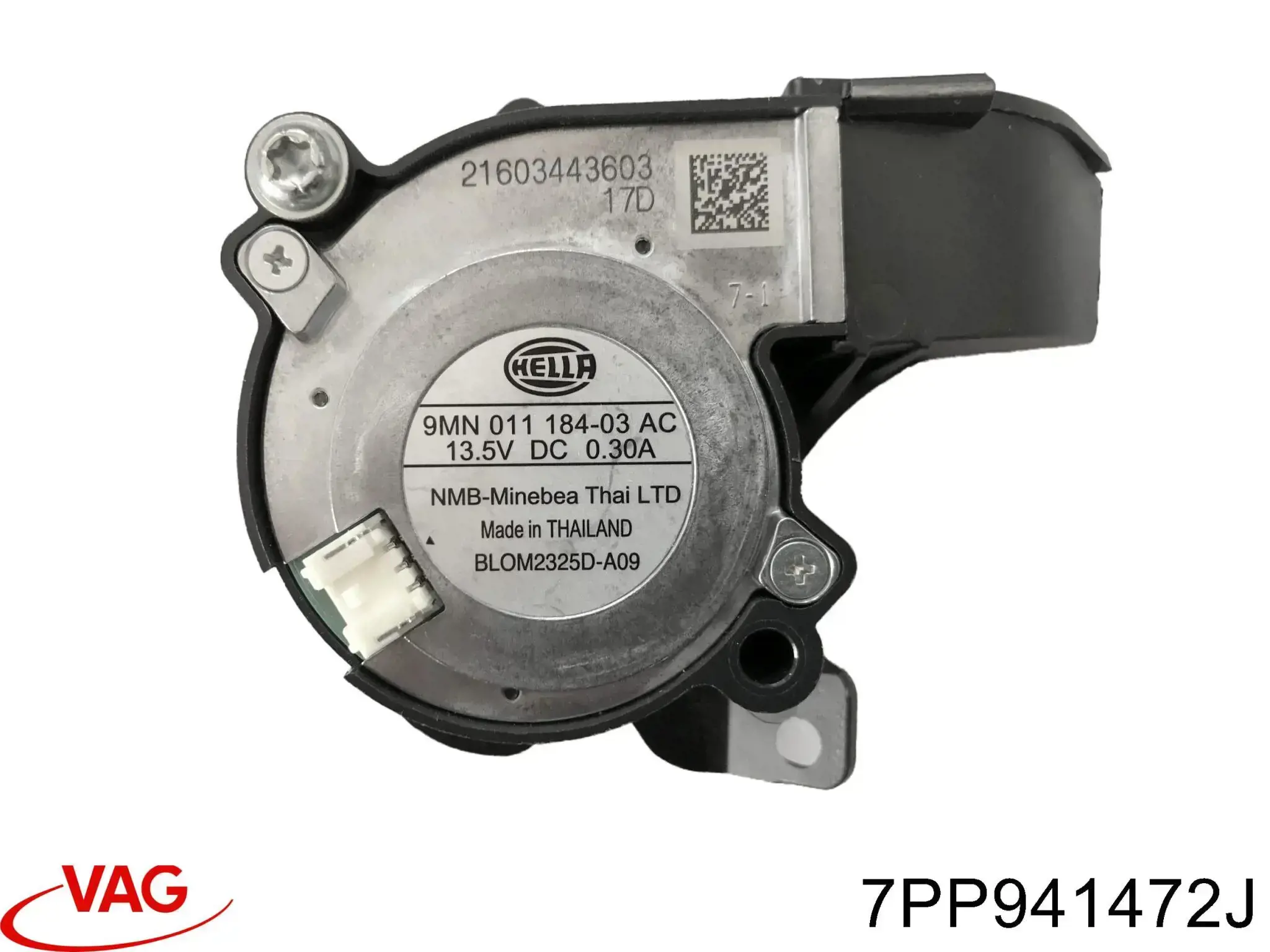 Módulo de direção (Centralina eletrônica) das luzes 7PP941472G VAG