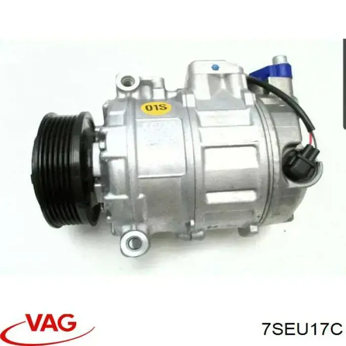 Compressor de aparelho de ar condicionado VAG 7SEU17C preço, a partir de 128,43 USD