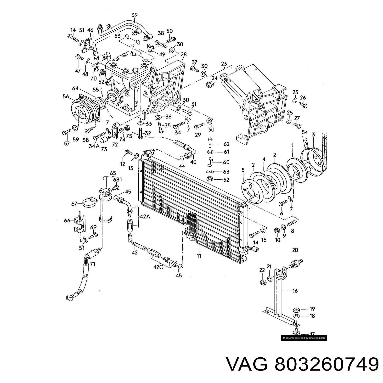  VAG 803260749 preço, a partir de 3,73 USD