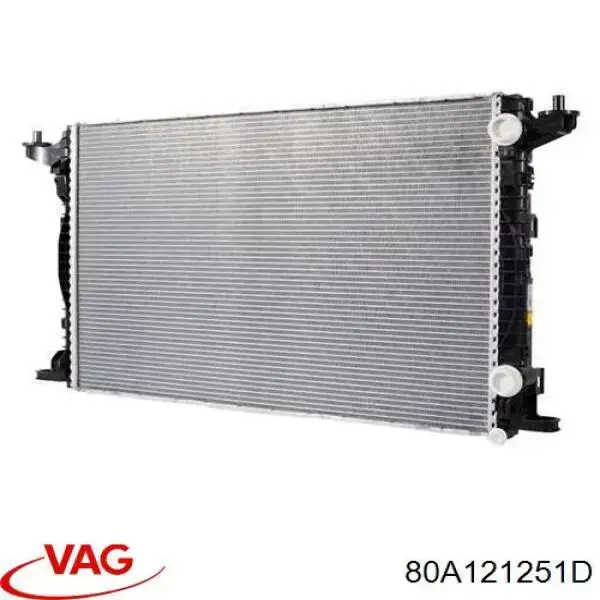 80A121251D VAG Radiador de esfriamento de motor