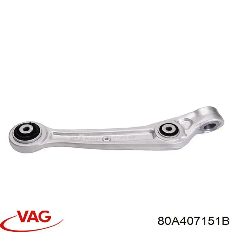 80A407151B VAG Braço oscilante inferior esquerdo de suspensão dianteira