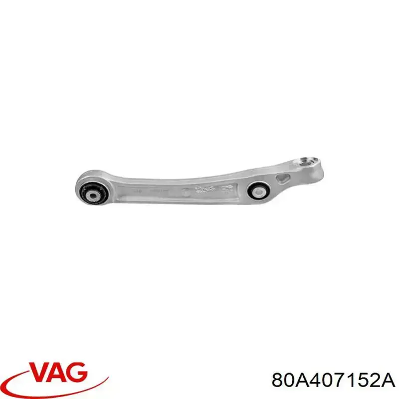 80A407152A VAG Braço oscilante inferior direito de suspensão dianteira
