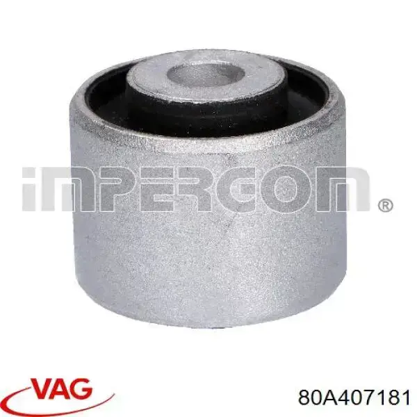 Bloco silencioso dianteiro do braço oscilante inferior VAG 80A407181 preço, a partir de 11,55 USD
