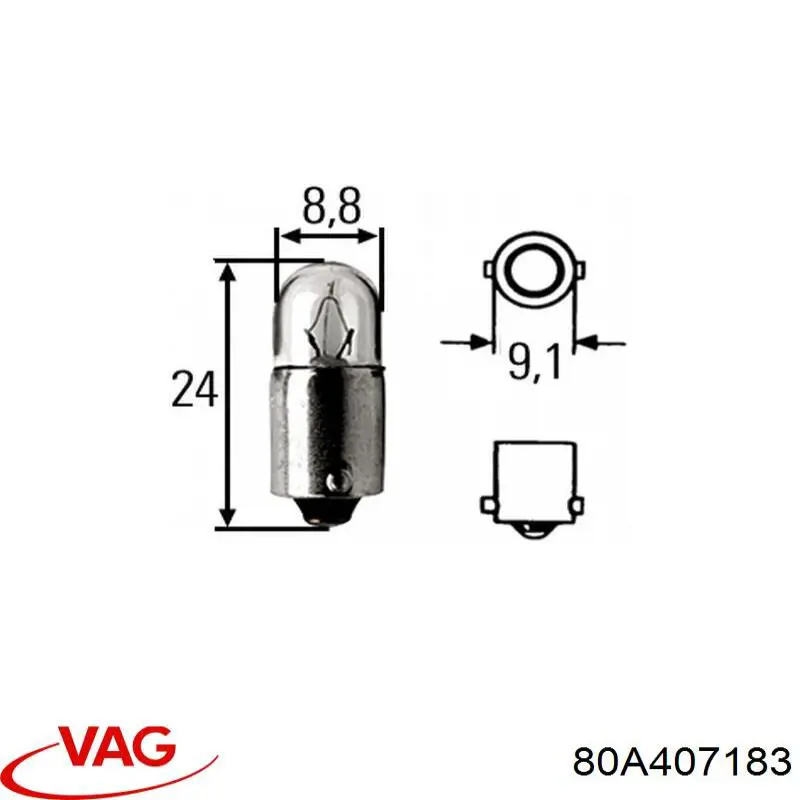 Compre 80A407183 VAG Bloco silencioso dianteiro do braço oscilante inferior