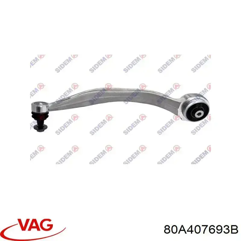 Braço oscilante inferior esquerdo de suspensão dianteira 80A407693H VAG
