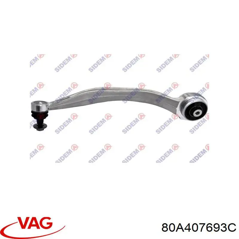Compre 80A407693H VAG Braço oscilante inferior esquerdo de suspensão dianteira