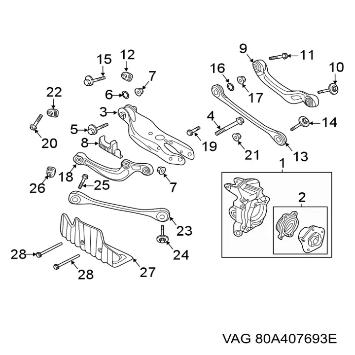 VAG 80A407693H