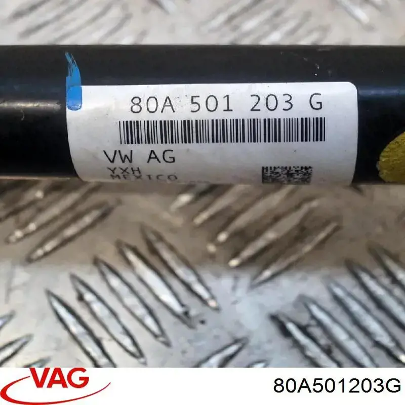 Semieixo traseiro esquerdo VAG 80A501203G preço, a partir de 165,53 USD