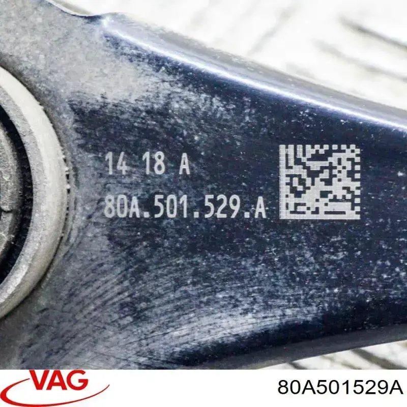 Braço oscilante transversal esquerdo de suspensão traseira VAG 80A501529A preço, a partir de 60,46 USD