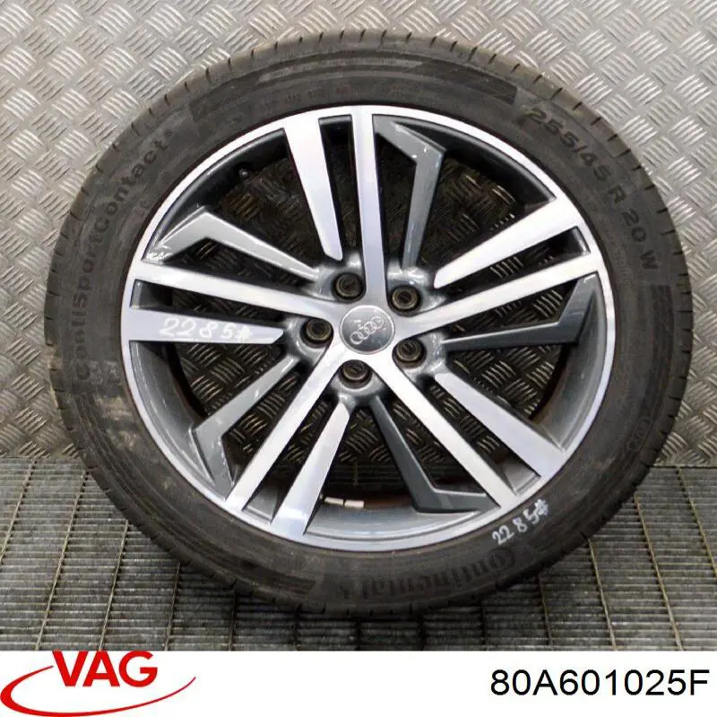 80A601025F VAG Discos de roda de aleação ligeira (de aleação ligeira, de titânio)