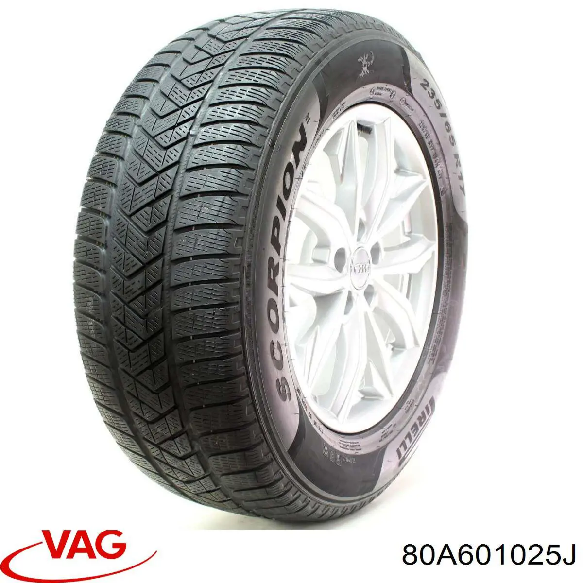 Compre 80A601025J VAG Discos de roda de aleação ligeira (de aleação ligeira, de titânio)