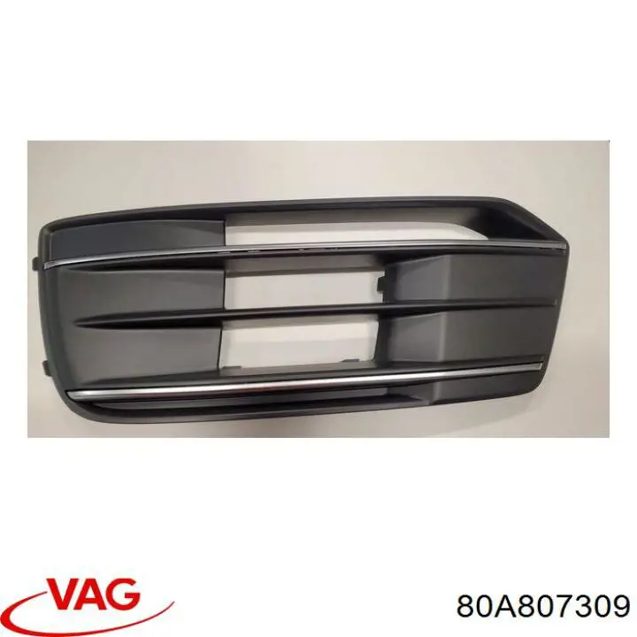 80A807309 VAG Reforçador do pára-choque traseiro
