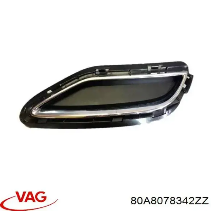 80A8078342ZZ VAG Moldura direita do pára-choque traseiro