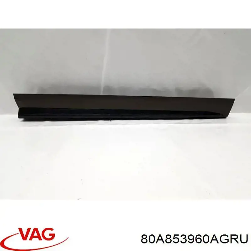 80A853960AGRU VAG Placa sobreposta (moldura) externa dianteira direita de acesso