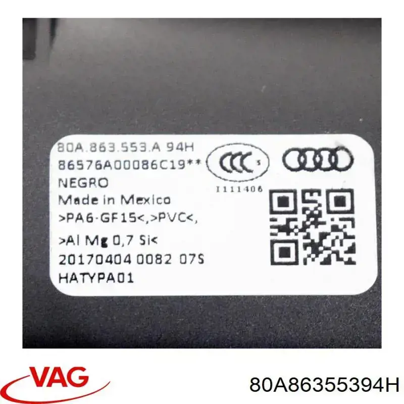 Compre 80A86355394H VAG Estore da seção de bagagem