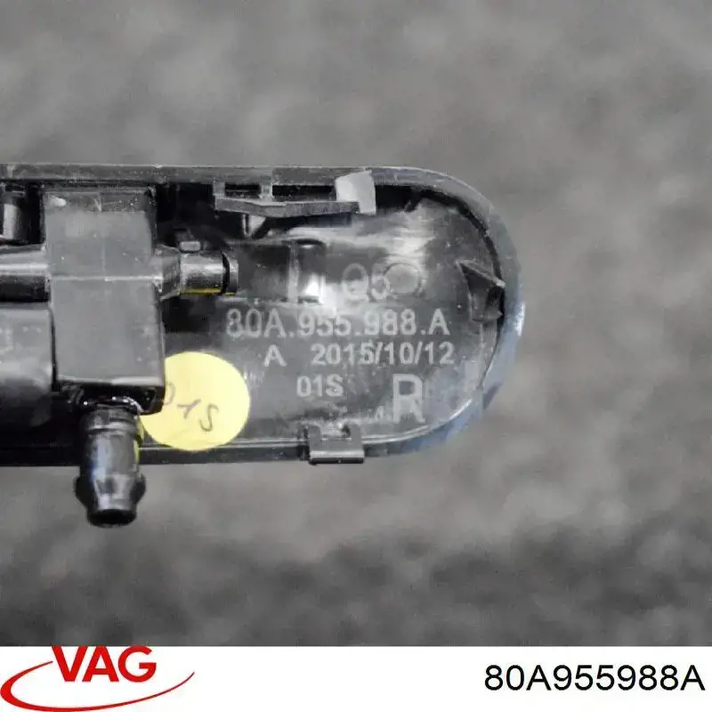 80A955988A VAG Injetor direito de fluido para lavador de pára-brisas