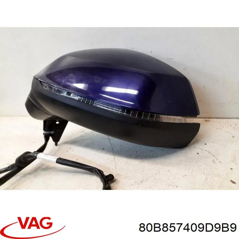 80B857409D9B9 VAG Espelho de retrovisão esquerdo