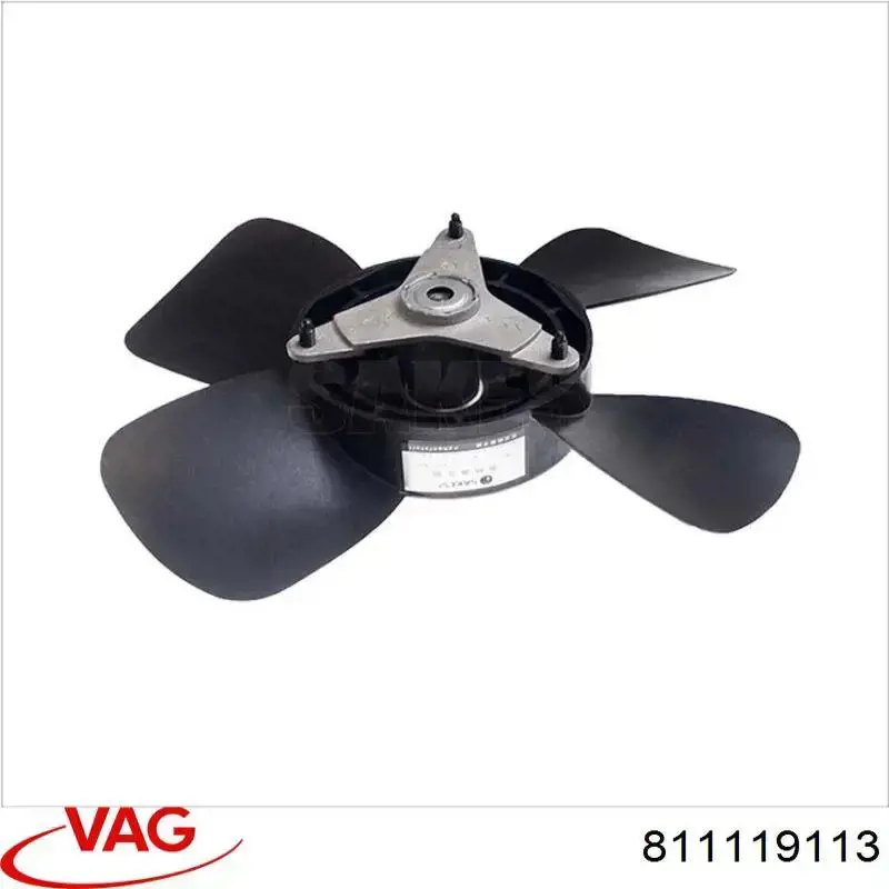Compre 811119113 VAG Ventilador elétrico de esfriamento montado (motor + roda de aletas) direito