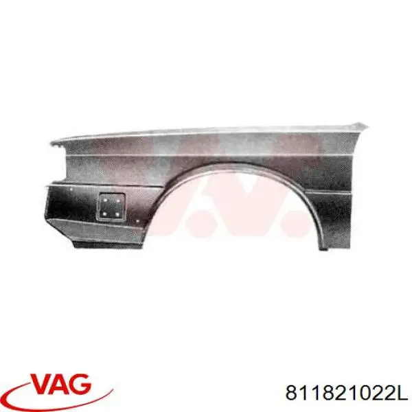 Pára-lama dianteiro direito Audi 80 B2 81, 85