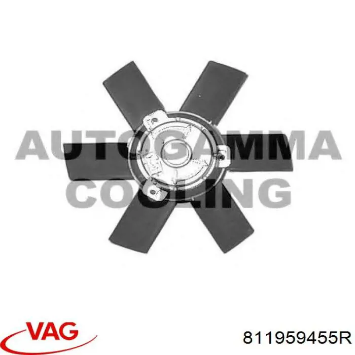 Ventilador elétrico de esfriamento montado (motor + roda de aletas) VAG 811959455R preço, a partir de 65,38 USD