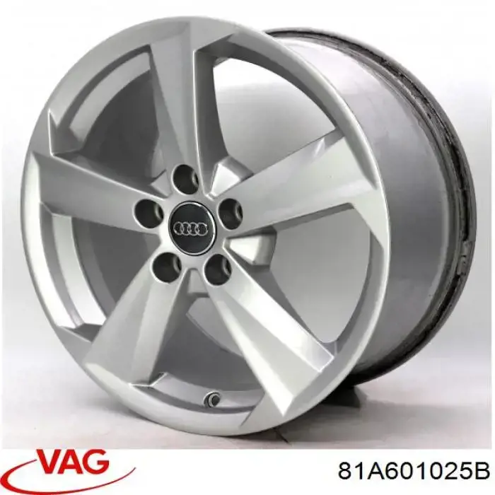 81A601025B VAG Discos de roda de aleação ligeira (de aleação ligeira, de titânio)