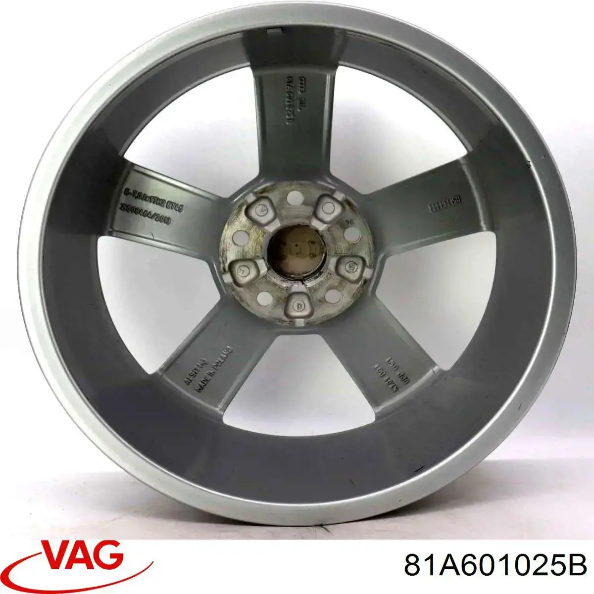 Compre 81A601025B VAG Discos de roda de aleação ligeira (de aleação ligeira, de titânio)