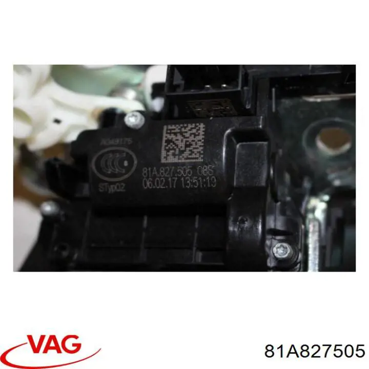 81A827505 VAG Fecho de tampa de porta-malas (de 3ª/5ª porta traseira)