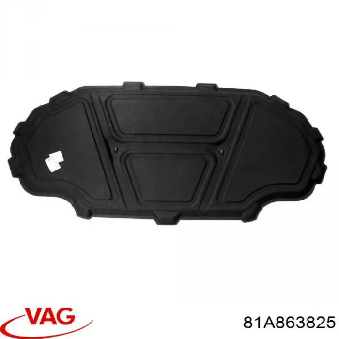  Isolamento de ruído da capota Audi Q2 SUV (GAB, GAG) (2016 - 2026) 