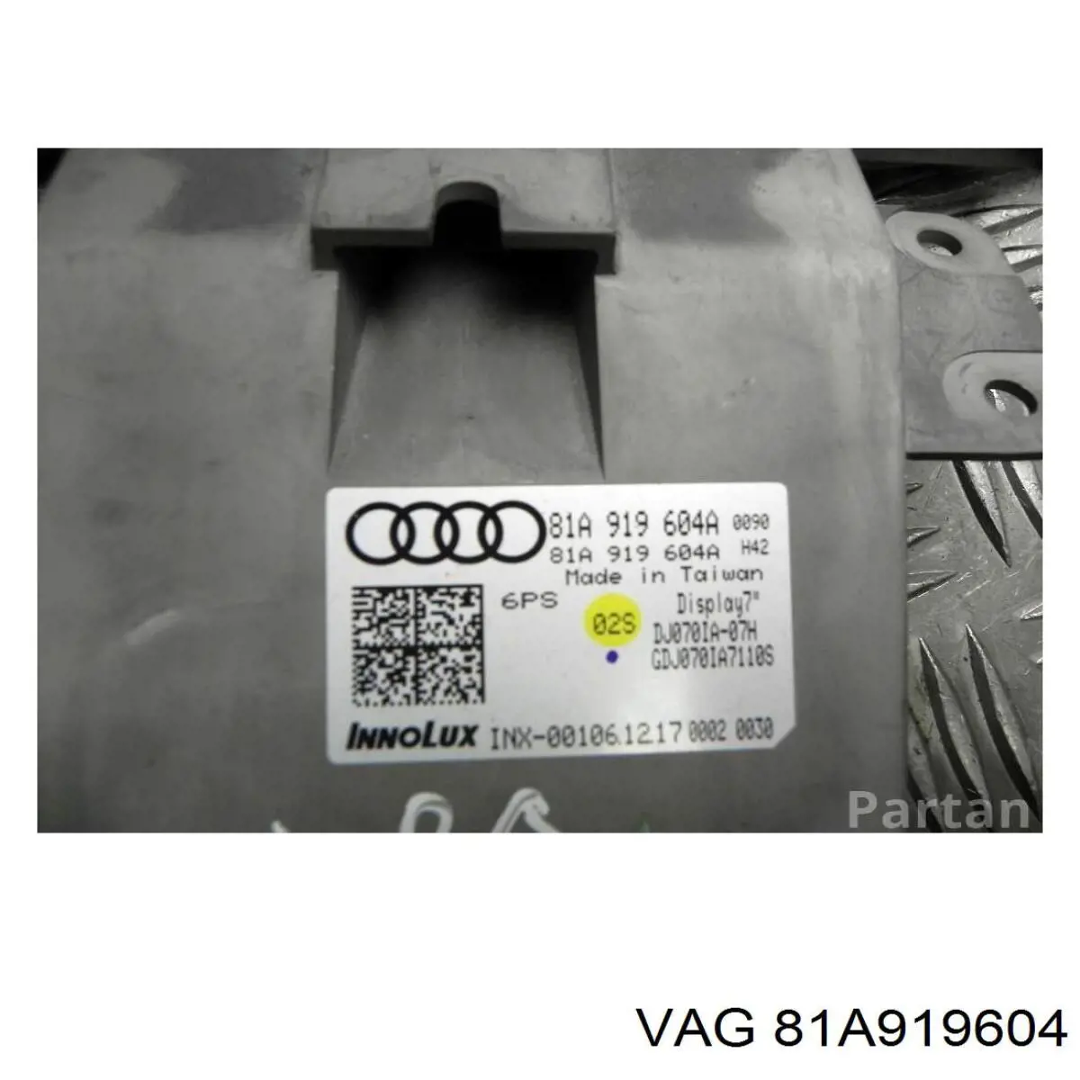 81A919604A VAG Mostrador multifuncional