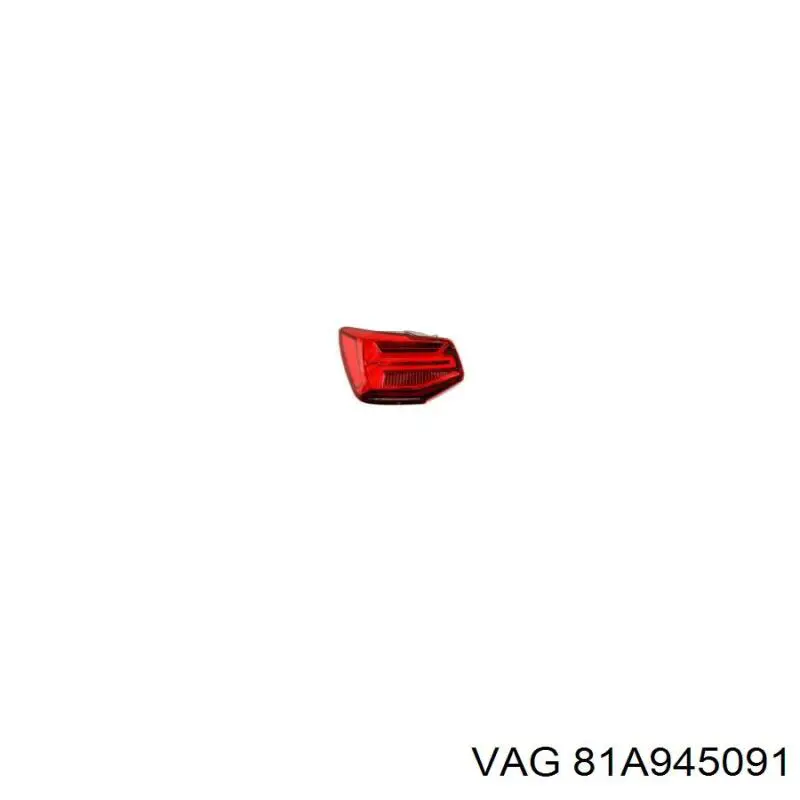 Lanterna traseira esquerda VAG 81A945091 preço, a partir de 405,02 USD