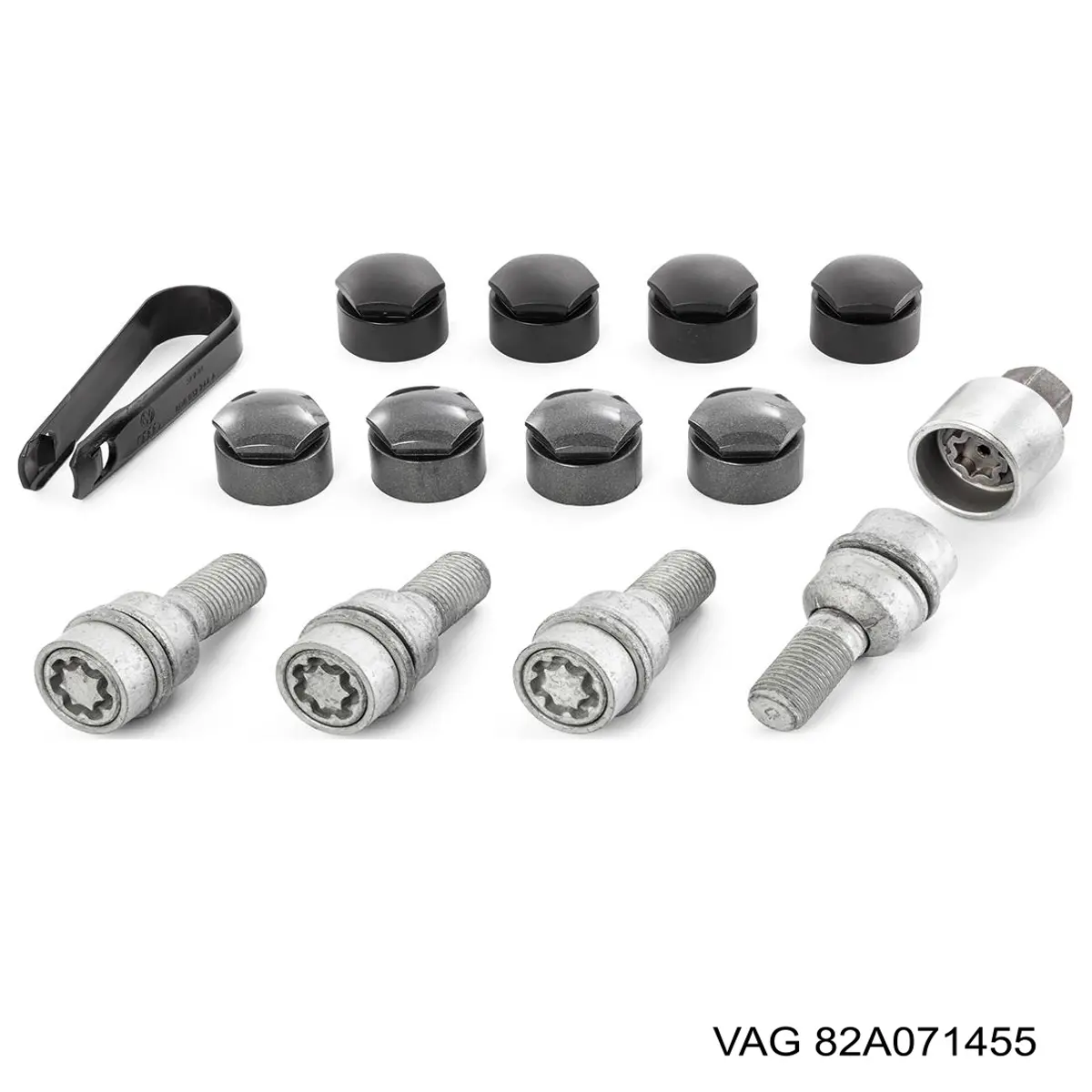 82A071455 VAG Parafuso de roda