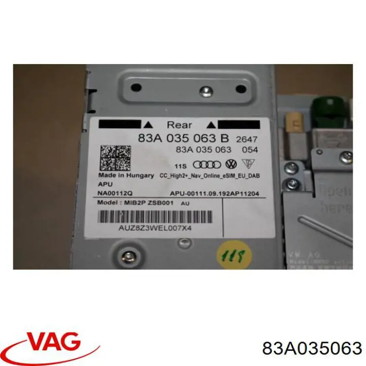 83A035063C VAG 