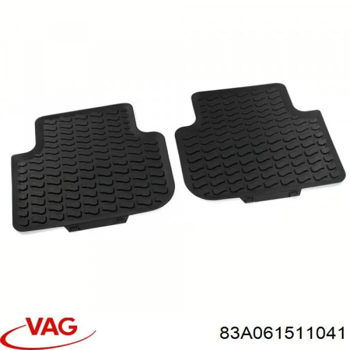 83A061511041 VAG Tapetes dianteiros + traseiros, kit