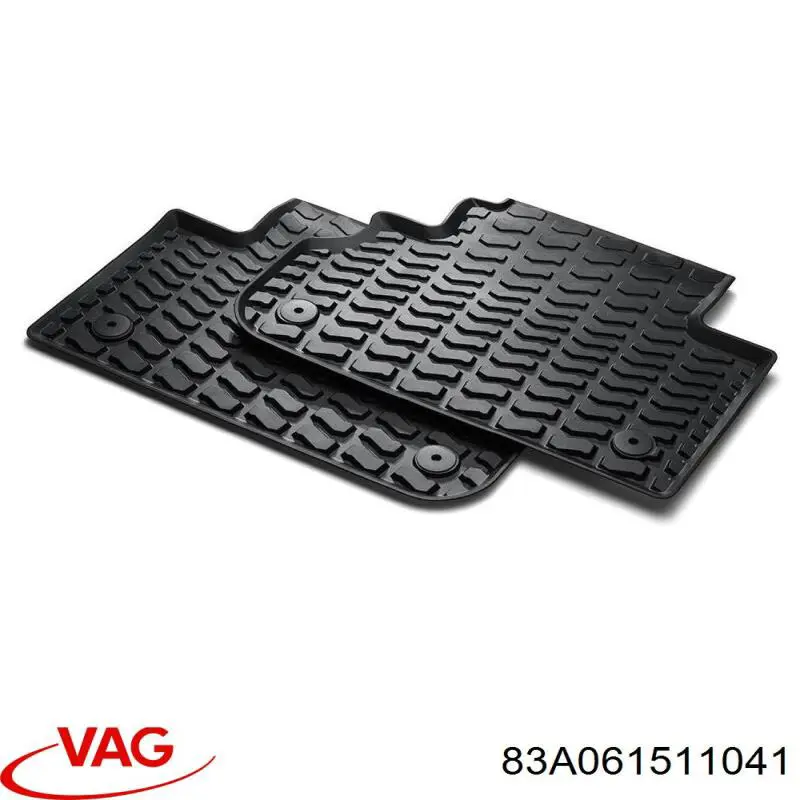 Tapetes dianteiros + traseiros, kit VAG 83A061511041 preço, a partir de 84,75 USD