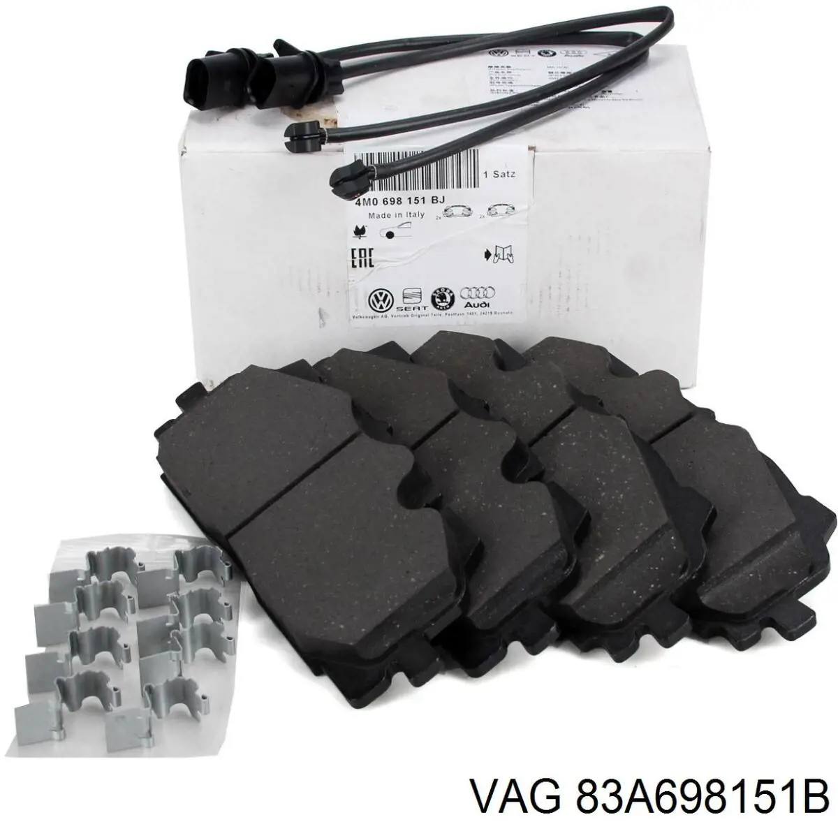 Sapatas do freio dianteiras de disco VAG 83A698151B preço, a partir de 55,88 USD