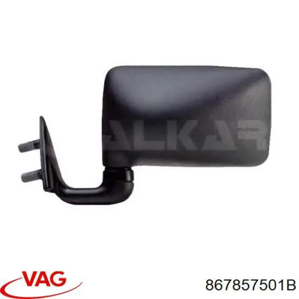 Espelho de retrovisão esquerdo Volkswagen Polo II 86C