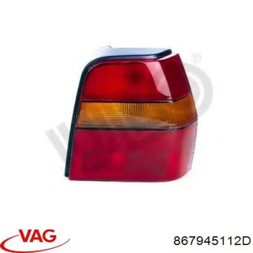  Lanterna traseira direita Volkswagen Polo II hatchback (86C) (1981 - 1994) II