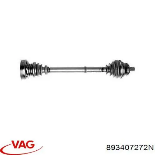 895407272FX VAG Semieixo (acionador) dianteiro direito
