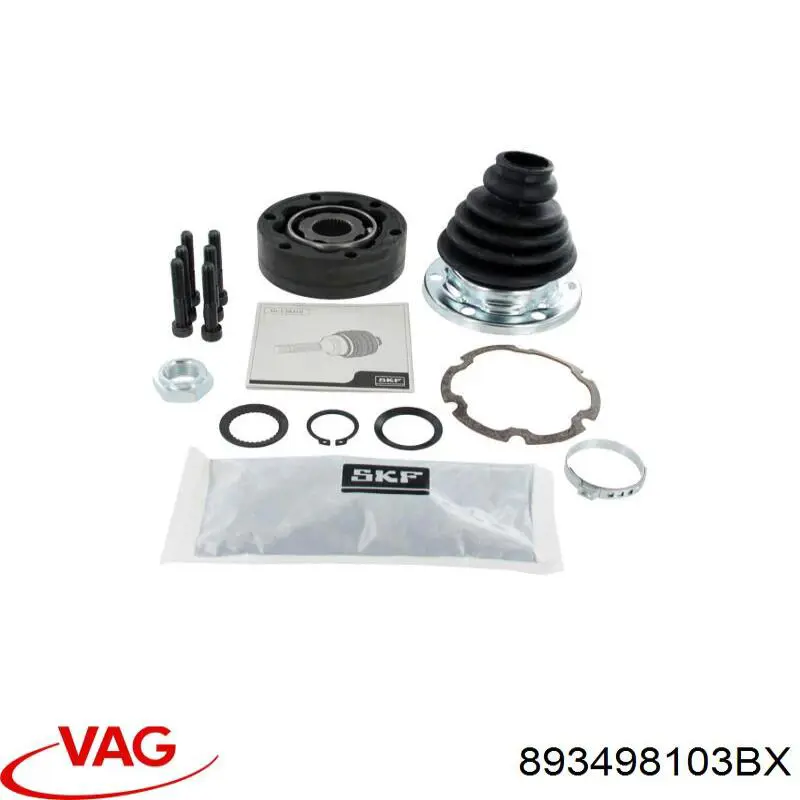 Compre 893498103BX VAG Junta homocinética interna dianteira
