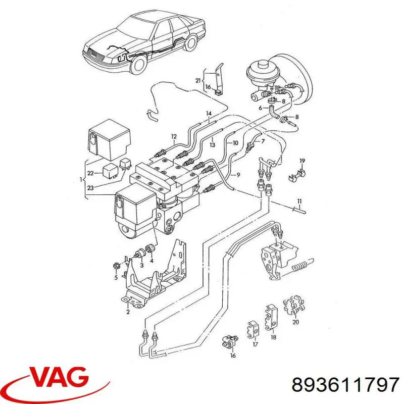 Sinal sonoro (cláxon) VAG 893611797 preço, a partir de 2,03 USD