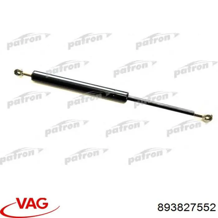 Compre 893827552 VAG Amortecedor de tampa de porta-malas (de 3ª/5ª porta traseira)