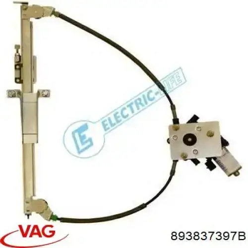 Mecanismo de acionamento de vidro da porta dianteira esquerda VAG 893837397B preço, a partir de 125,46 USD