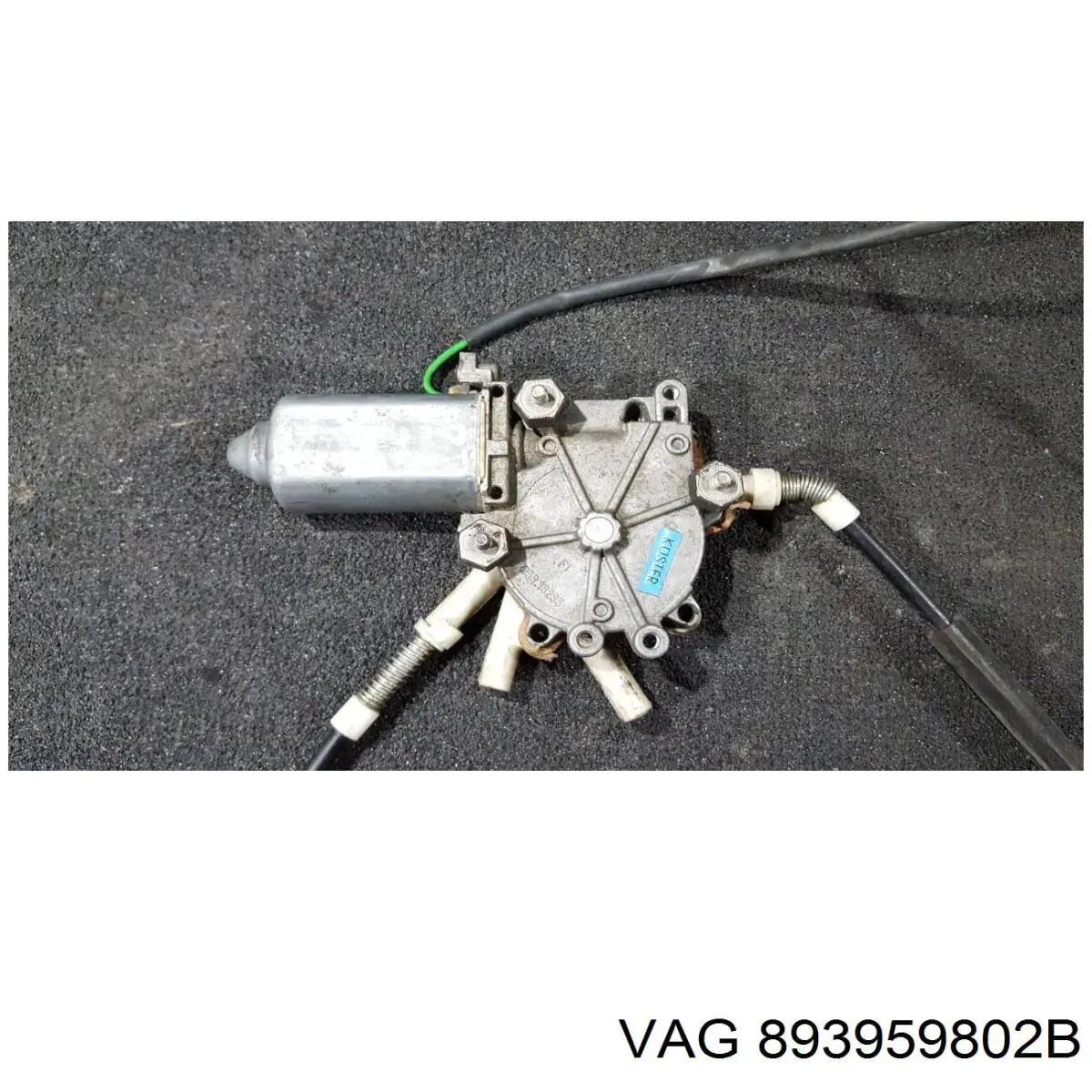 Mecanismo de acionamento de vidro da porta dianteira direita Audi 80 B4 8C5