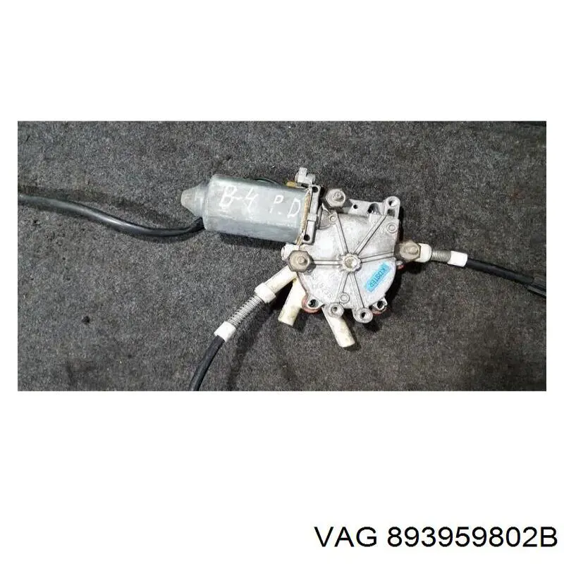  Mecanismo de acionamento de vidro da porta dianteira direita Audi 80 B4 carrinha (8C5) (1991 - 1996) B4