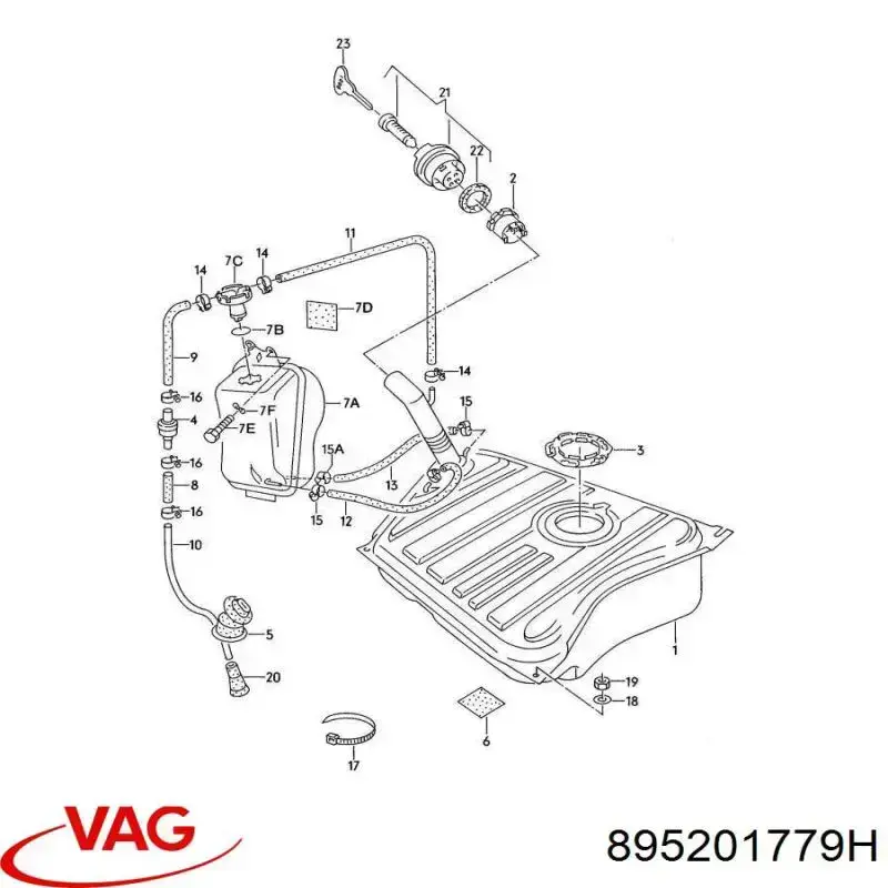 895201779H VAG 