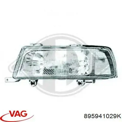 Luz esquerda VAG 895941029K preço, a partir de 674,76 USD
